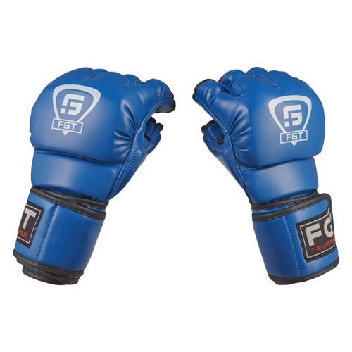 Перчатки FGT MMA, DX364, размеры S, M, L, синий