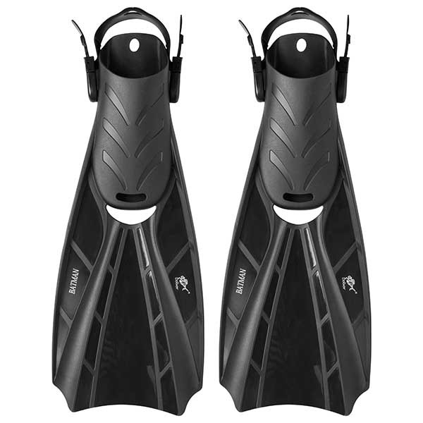Ласты Dolvor Batman F123, р-р M(40-44), черный. Скидка от 12 пар.