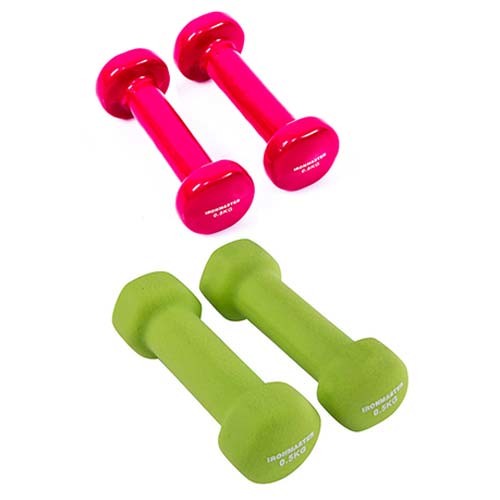 Гантели IronMaster, винил, 0.5 кг х 2 шт.