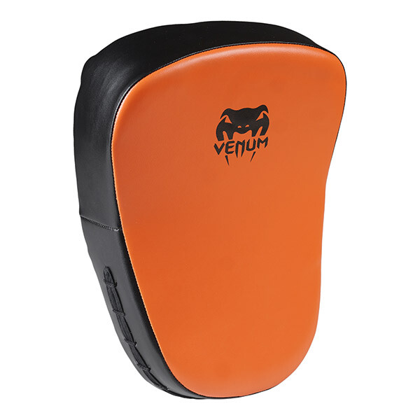 Лапа кобра Venum Flex, черный/оранж, жесткая рукоять.