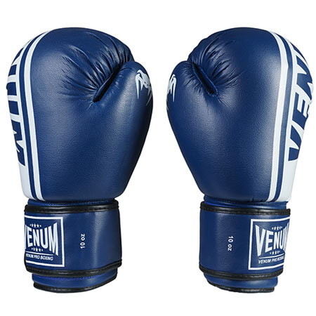Боксерські рукавички Venum, PVC-19, 8oz,10oz,12oz, синій.