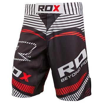 Шорты D-X для MMA, черный/белый, размеры M, L, XL.