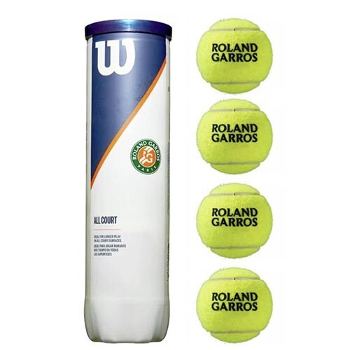 Мяч теннисный Wilson ROLAND GARROS ALL CT 4 BALL, 4шт.