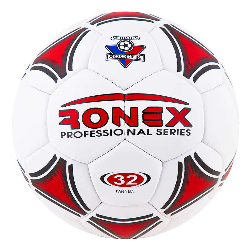 Мяч футбольный Grippy Ronex Professional, красный. Скидка от 50 шт.