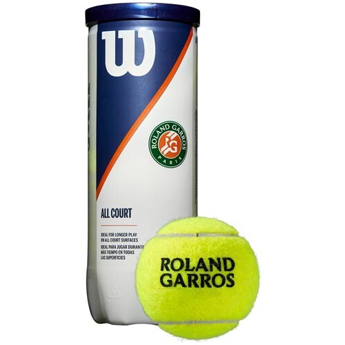 Мяч теннисный Wilson ROLAND GARROS ALL CT, 3шт