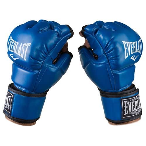 Перчатки Ever MMA, DX364, S, M, XL, синий