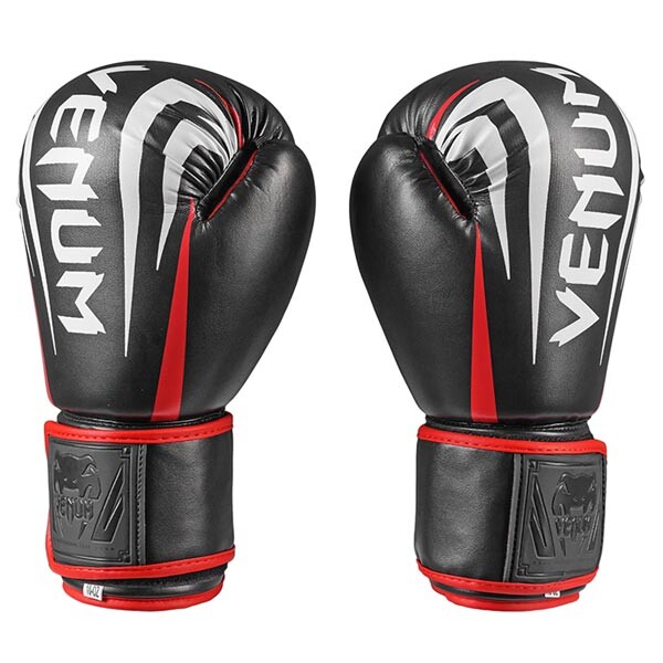 Боксерські рукавички Venum, DX, 8oz,10oz,12oz,14oz, чорний.