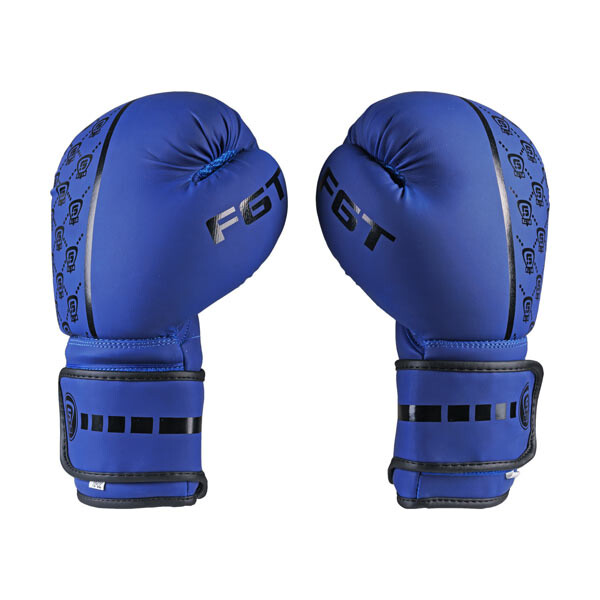 Боксерские перчатки FGT, 3310, 8oz, 10oz, 12oz, 14oz, синий.