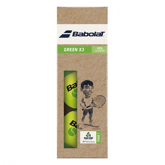 Мяч теннисный Babolat GREEN, 3 шт.