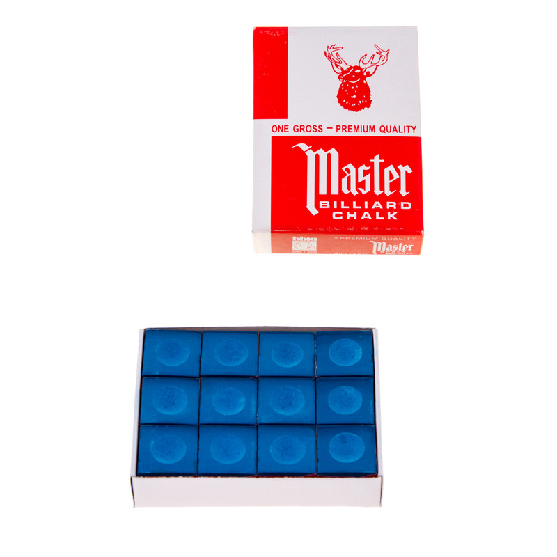 Мел Master, 12шт, синий.