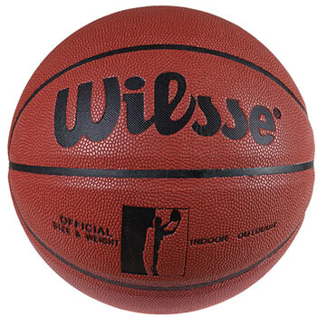 Мяч баскетбольный№7 PU, Wilsse AllStar, темно-оранжевый.