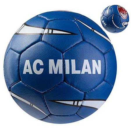 Мяч футбольный Grippy G-14 ACMilan, белый/синий. Скидка от 50 шт.