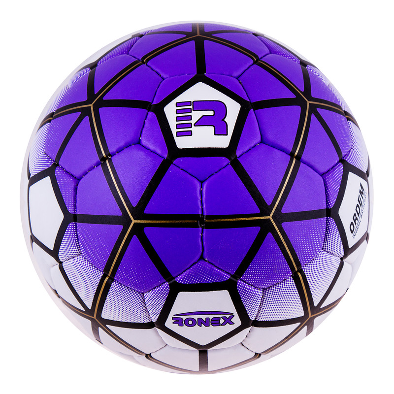 Мяч футбольный Grippy Ronex PL(ORDEM), фиолет.