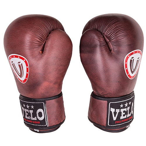 Боксерские перчатки Velo antique, кожа, 10oz.