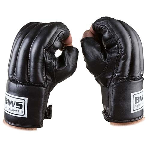 Перчатки шингарты BWS, кожа, M, L, XL, черный. Распродажа!