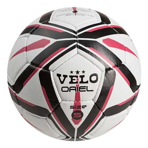 Мяч футбольный Grippy Velo ORIEL,  красно-черный. Последние!