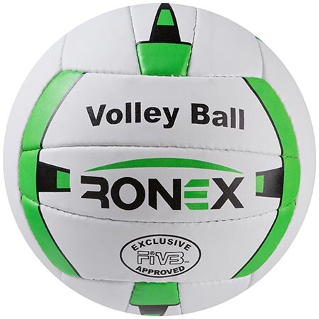Мяч волейбольный Ronex Orignal Grippy  зеленый/белый. Скидка на ящик.