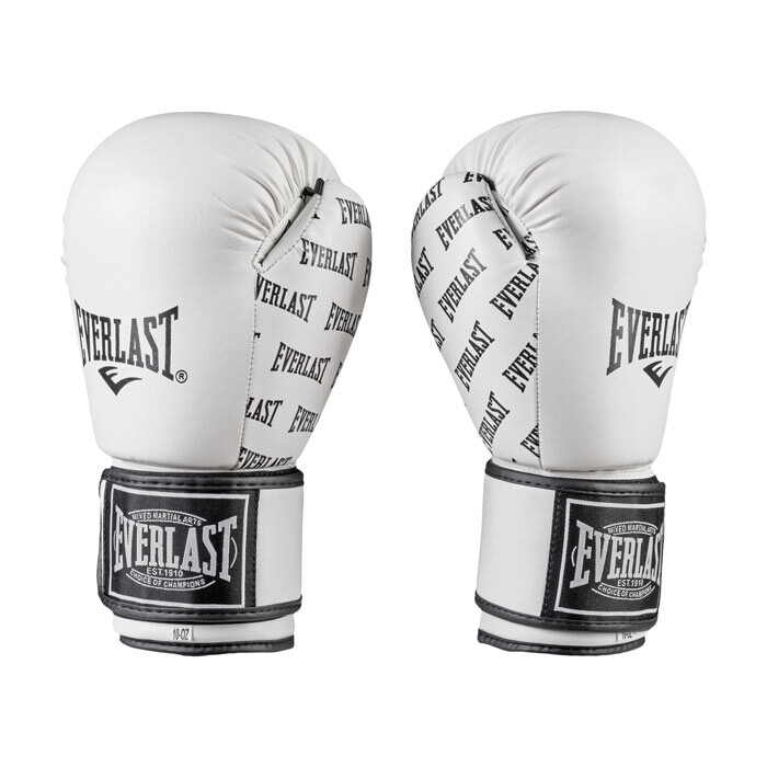 Боксерские перчатки Ever, DX-2218, 8oz,10oz,12oz, белый