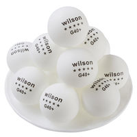 Кульки Wilson G40+, 3*, білі, 144 шт. в упаковці.