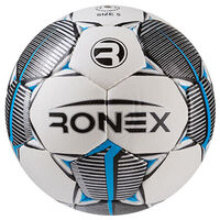 М'яч футбольний Grippy Ronex RX-33, срібло/блакитний. Знижка від 50 шт.