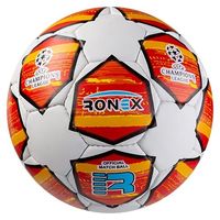 Мяч футбольный Grippy Ronex AD/F5, оранж/красный. Скидка от 50 шт.