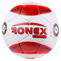 Мяч футбольный Grippy Ronex-JM1 Grand, красный. Останні!