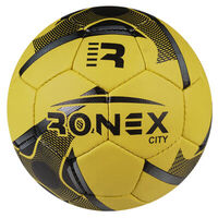 М'яч футбольний Grippy Ronex City, жовтий/чорний. Знижка від 50 шт.