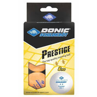 Шарики для настольного тенниса Donic Prestige 2*,  6шт, желтый +белый