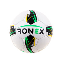 М'яч футбольний DXN Ronex(JM), білий/зелений. Розпродаж!