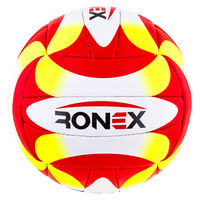 М'яч волейбольний Ronex Orignal Grippy Red/Yel/Black. Знижка на ящик.