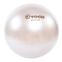 М'яч фітнес TOGU 75 см, MyBall, срібло.