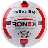 М'яч волейбольний Ronex Orignal Grippy червоний/білий. Знижка на ящик.