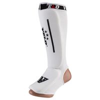 Захист ноги Velo, поліестер, еластан, білий, липучка, розмір S, M, L, XL.