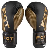Боксерські рукавички FGT 2560, Flex, 8oz, 10oz, 12oz, чорний/золото.