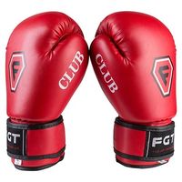 Боксерські рукавички CLUB FGT, Flex, 4oz, червоний