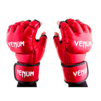 Рукавички Venum MMA, 364 Flex, S, M, L червоний.