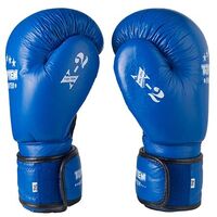 Боксерські рукавички TopTen X-2 шкіра, 10oz,12oz,синій.
