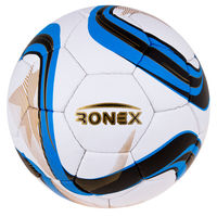 М'яч футбольний Grippy Ronex ZULU, синій.  Знижка від 50шт.
