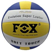 М'яч волейбольний FOX FEL-8500 жовтий/білий/синій. Знижка на ящик.
