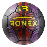 М'яч футбольний Grippy Ronex NK, червоний/чорний. Останній!