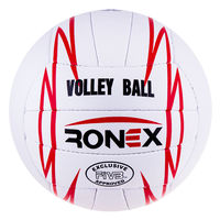 М'яч волейбольний Ronex Orignal Grippy Red/Black. Знижка на ящик.