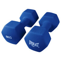 Гантелі Everlast, 9 кг х 2 шт, синій.