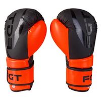 Боксерські рукавички FGT, Flex, 8oz, 10oz, 12oz, помаранчевий/чорний.