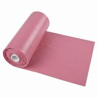 Лента эластичная для фитнеса, йоги, TPE, 10м х15см х0,45см,  розовый.