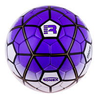 Мяч футбольный Grippy Ronex PL(ORDEM), фиолет.
