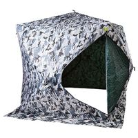 Намет зимовий GreenCamp "куб", утеплений, 200х200х205см, для риболовлі. Білий камуфляж. Знижка від 3шт.